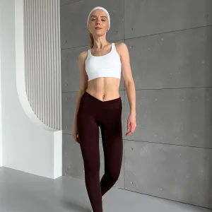 Timeless Legging Scrunch - Marron