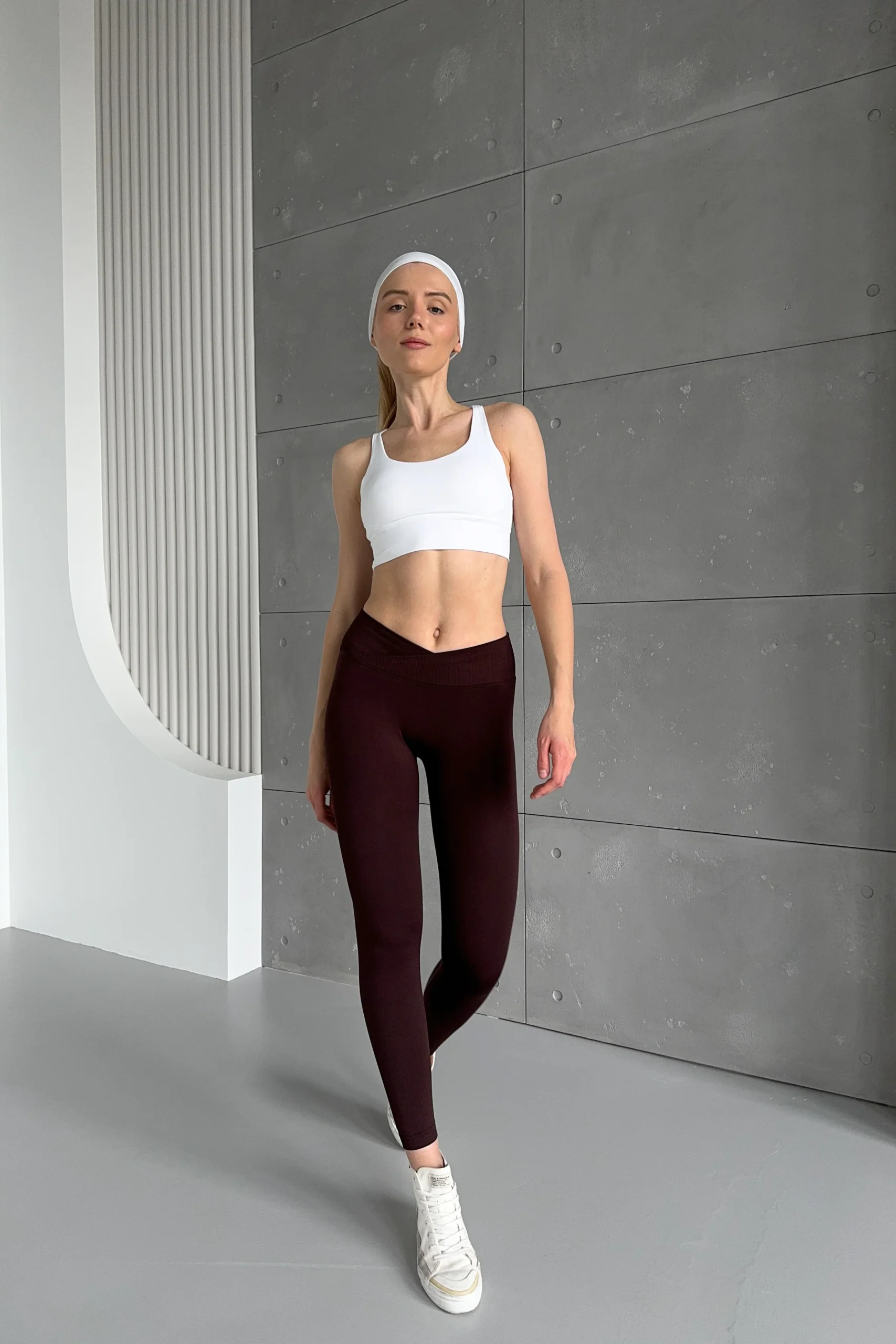 Timeless Legging Scrunch - Marron