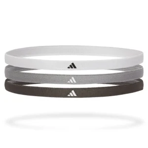 Serre-têtes Adidas (Lot de 3, Blanc/Gris/Noir)