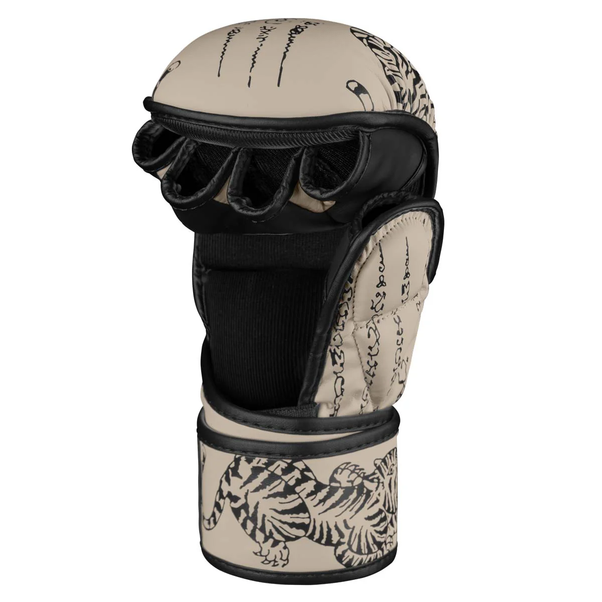 Sparring Handschuhe Muay Thai - Sandgrau – Image 3