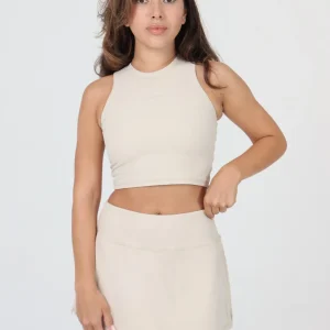Débardeur à col haut ACTIVEFLEX™｜Beige