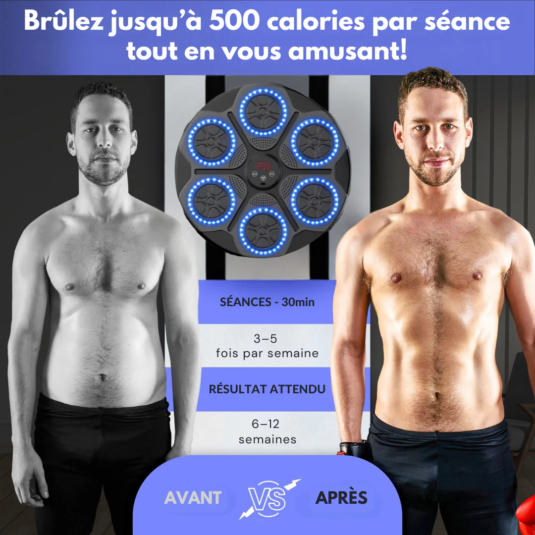 Music Boxing Machine Bluetooth professionnel - 1 Paire de Gants Offerte – Image 3