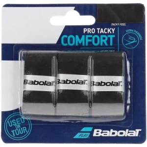 Overgrip Babolat Pro Tacky (Noir, lot de 3)