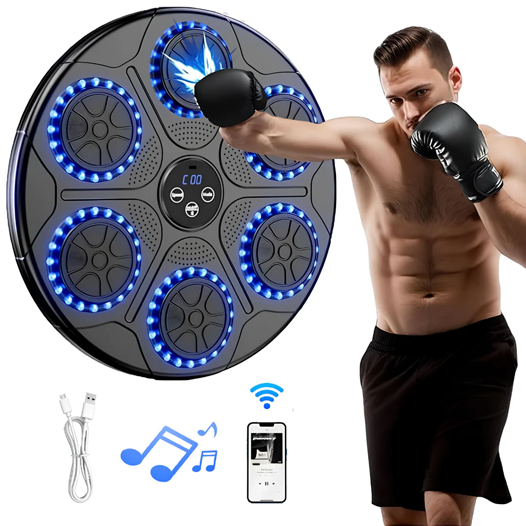 Music Boxing Machine Bluetooth professionnel - 1 Paire de Gants Offerte – Image 2