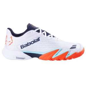 Chaussures de padel Babolat Premura 3 Men Juan Lebron (White Orange)