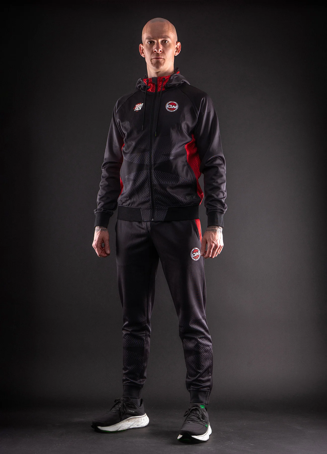 Veste de survêtement MMA Bar Tack x Daniel Woirin - Noir – Image 4