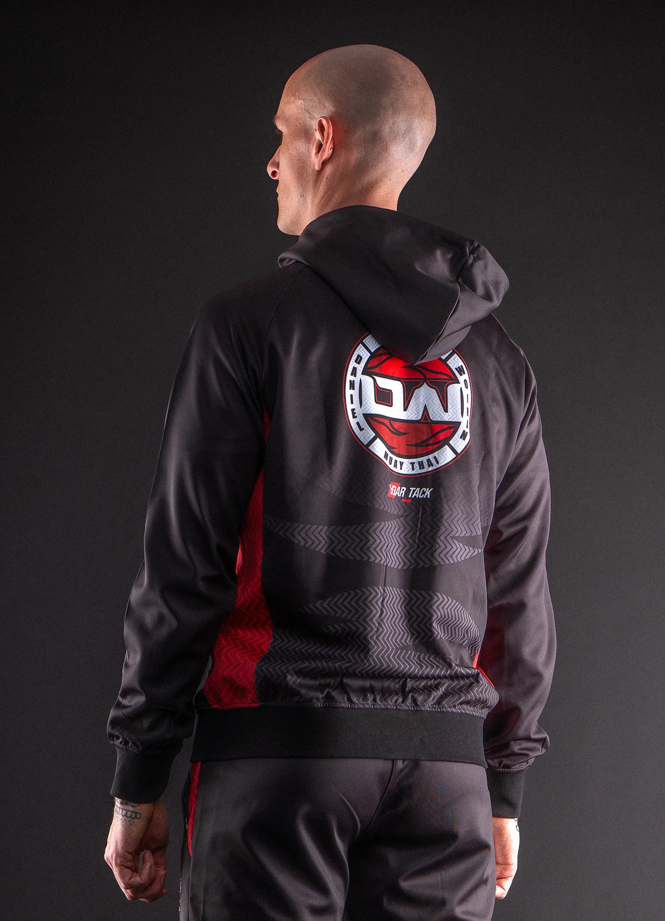 Veste de survêtement MMA Bar Tack x Daniel Woirin - Noir – Image 2