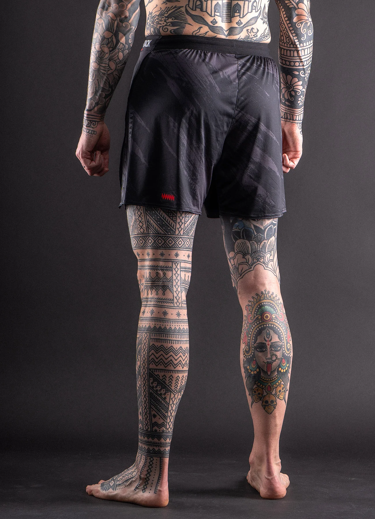 Short de MMA Bar Tack AeroMax™ "Warfare" - Noir – Image 4