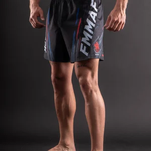 Short de MMA Bar Tack x FMMAF AeroMax™ "DRIFT" - Noir