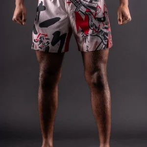 Short de MMA Bar Tack AeroMax™ «ONI 鬼» - Sable