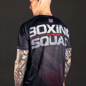 T-Shirt DryMax™ Lite Bar Tack x Boxing Squad Antibes - Noir