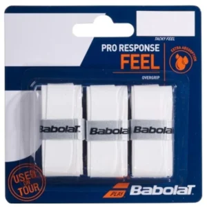 Overgrip Babolat Pro Response (Blanc, lot de 3)