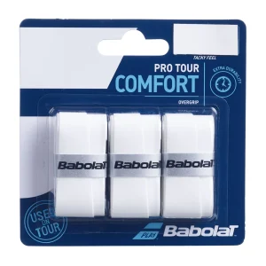 Overgrip Babolat Pro Tour (Blanc, pack de 3)