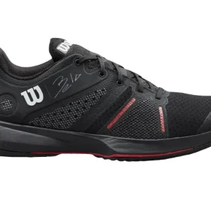 Chaussures de padel Wilson Bela Pro (Mixte, Noir/Rouge)