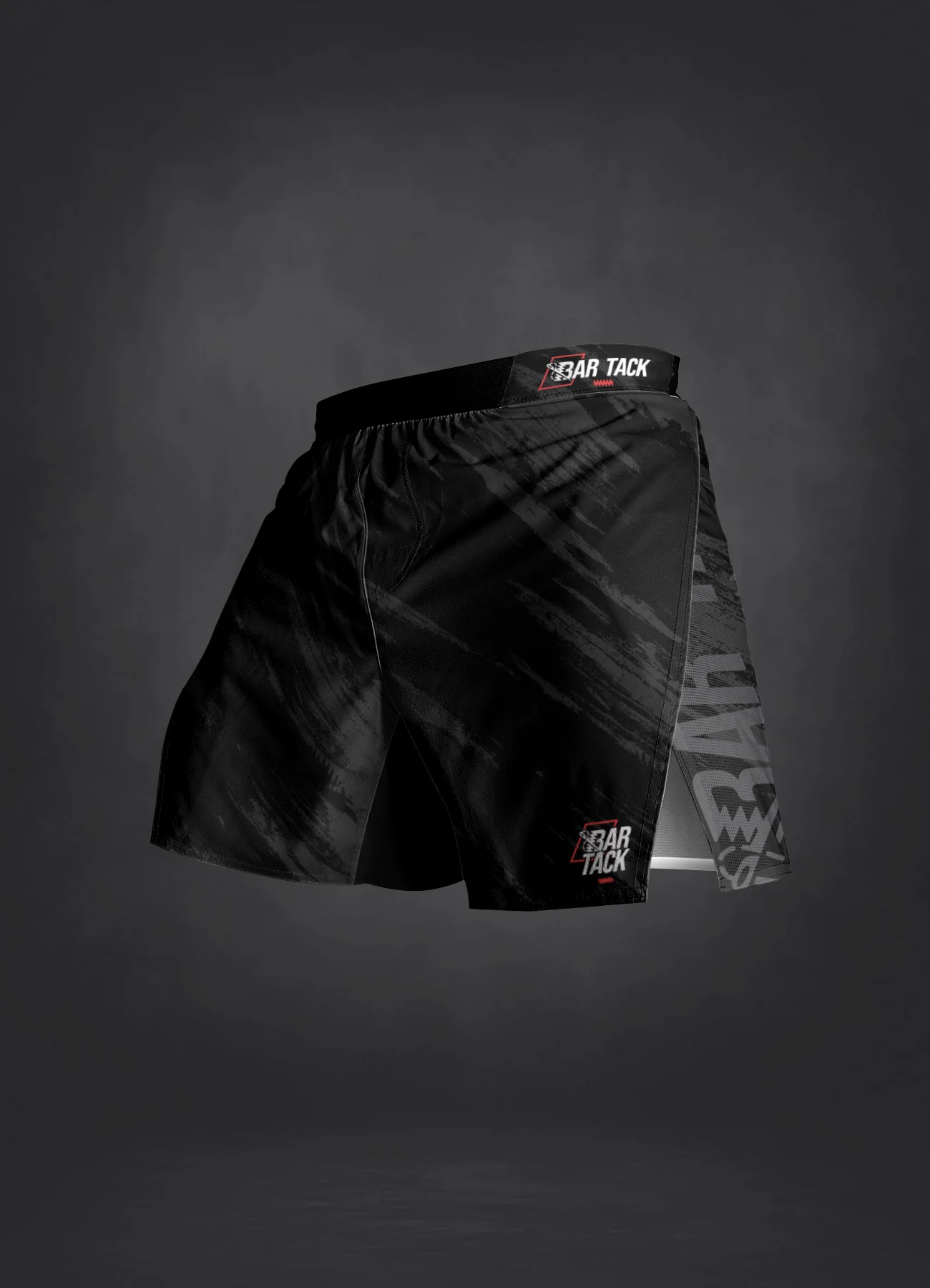 Short de MMA Bar Tack AeroMax™ "Warfare" - Noir – Image 6