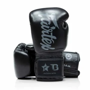 Boxhandschuhe FAIRTEX Muay Thai - FXB-BG-V2 - Schwarz