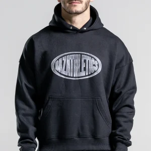 Hoodie Metallic - Noir