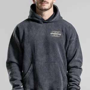 Hoodie Hybrid - Gris Vintage