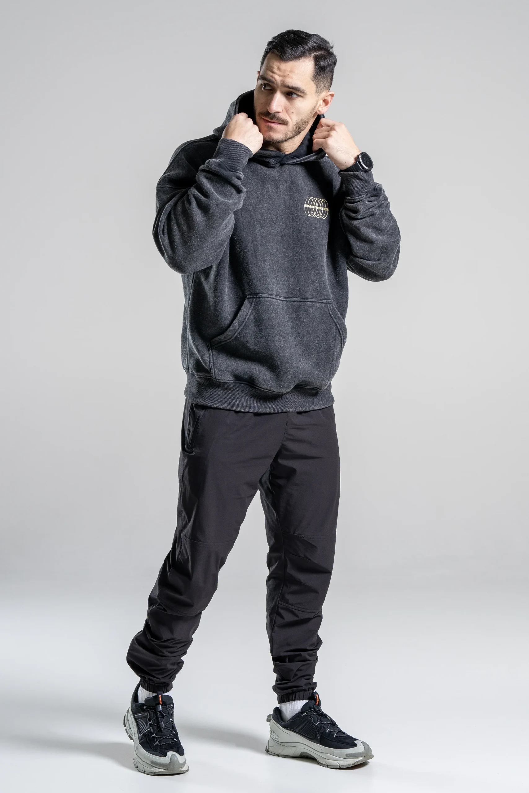 Hoodie Hybrid - Gris Vintage – Image 5