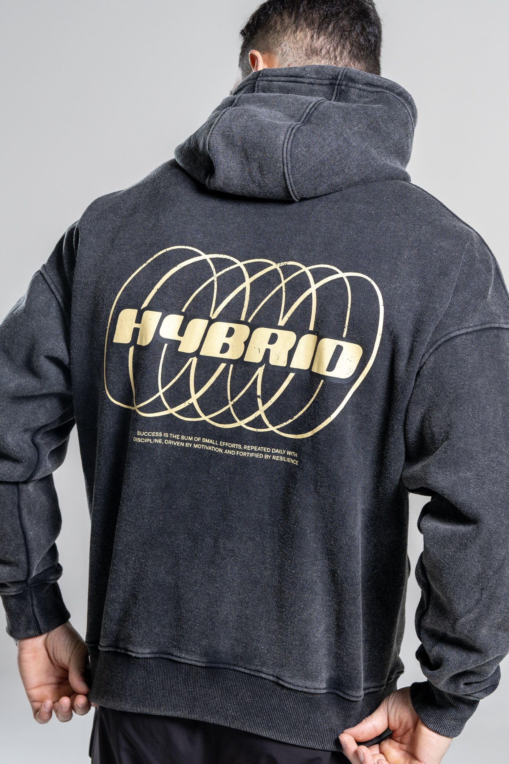 Hoodie Hybrid - Gris Vintage – Image 2