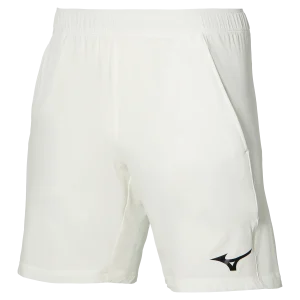 Short Mizuno ajusté (Pour homme, blanc)