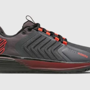 Chaussures de padel K-Swiss Ultrashot 3 (Gris asphalte/Noir/Orange)