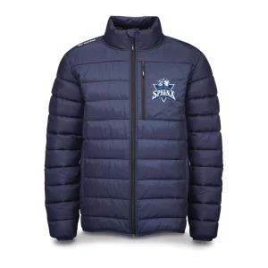 Manteau Hiver CCM Marine Avec Logo Sphinx Brodé
