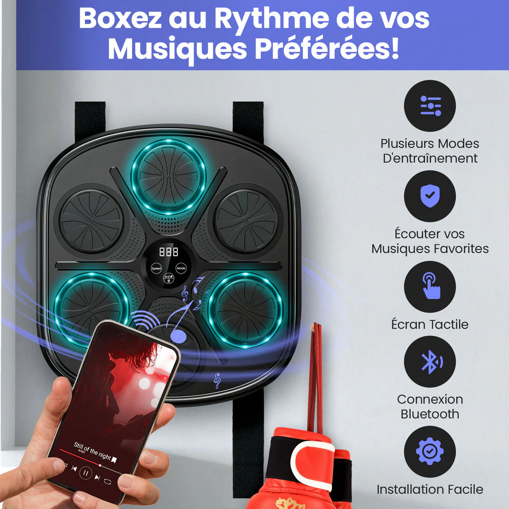 Music Boxing Machine - P1 Paire de gant offerte – Image 2