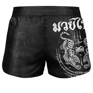 Fightshorts FUSION Muay Thai - Schwarz