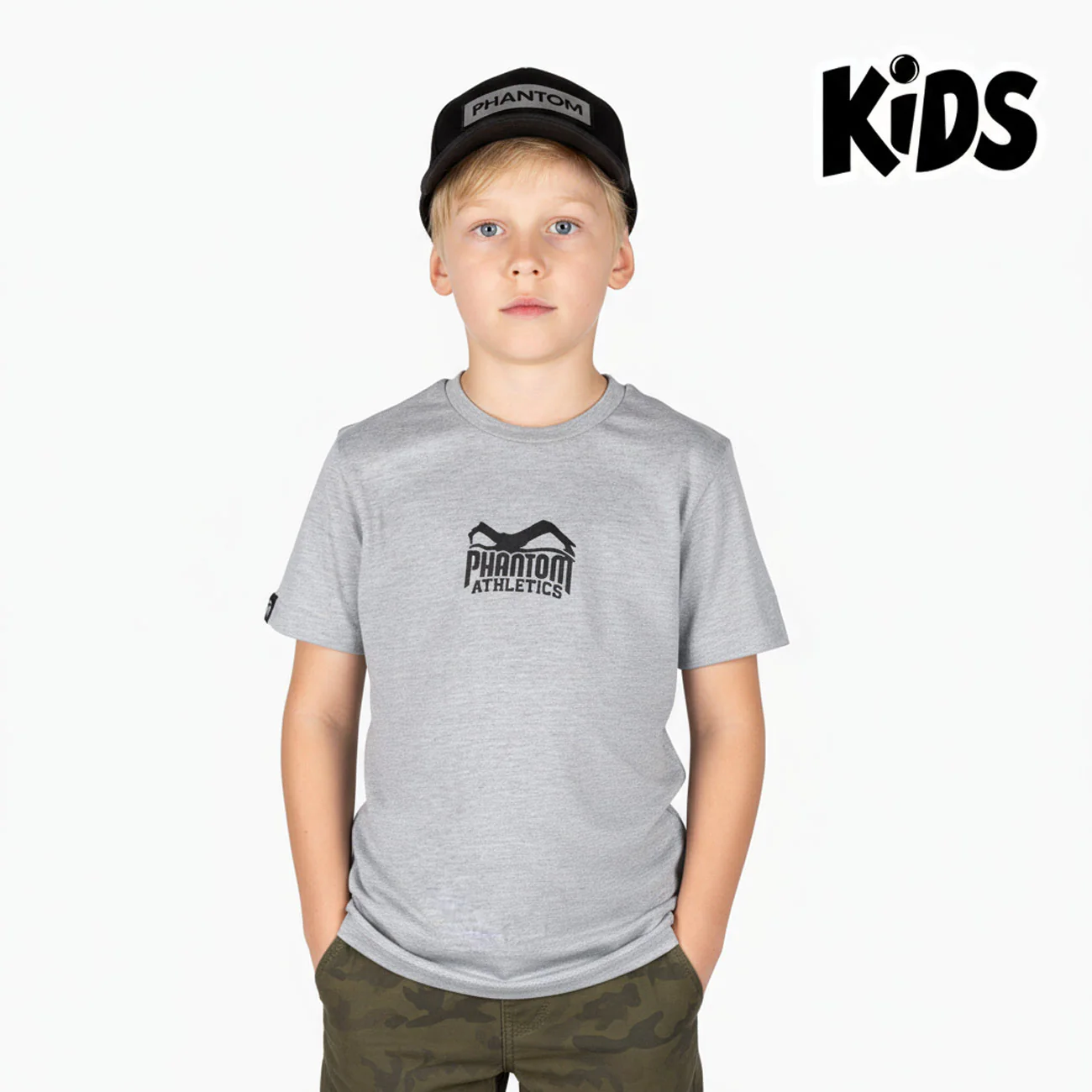 Kinder T-Shirt Team - Grau