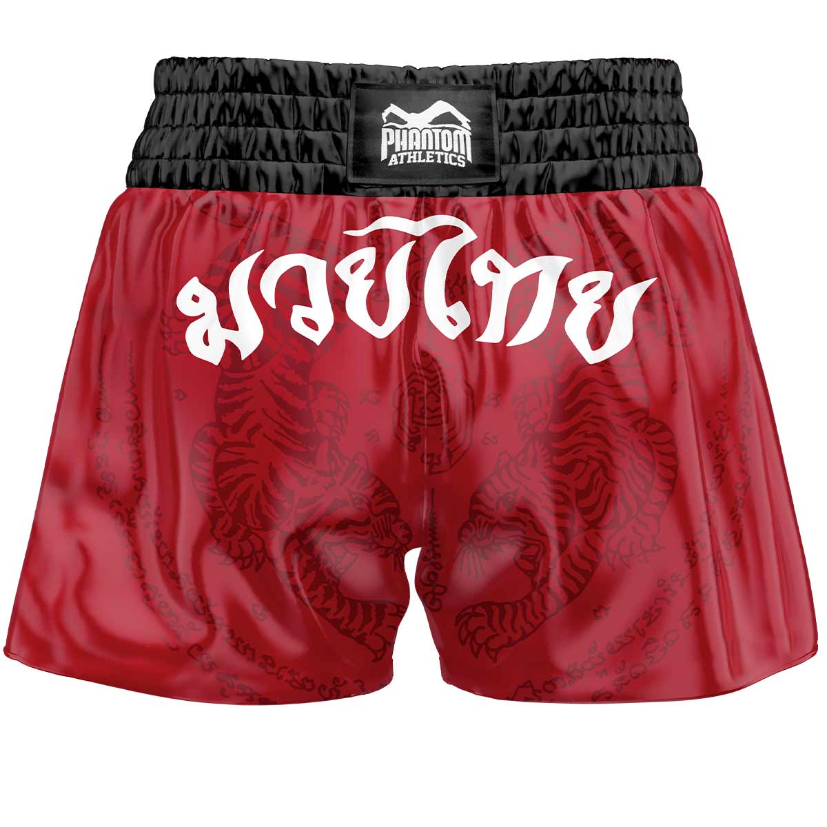Muay Thai Shorts Sak Yant - Rot – Image 2