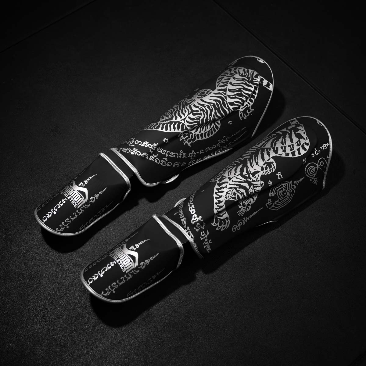 Schienbeinschutz Muay Thai - Sandgrau – Image 6