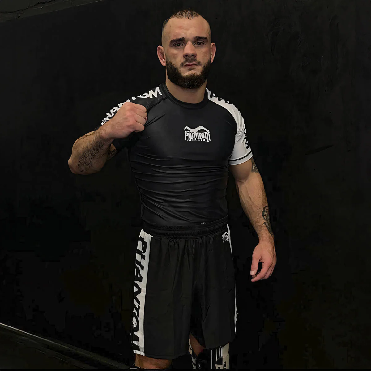 Fightshorts EVO Apex - Schwarz/Grau – Image 3