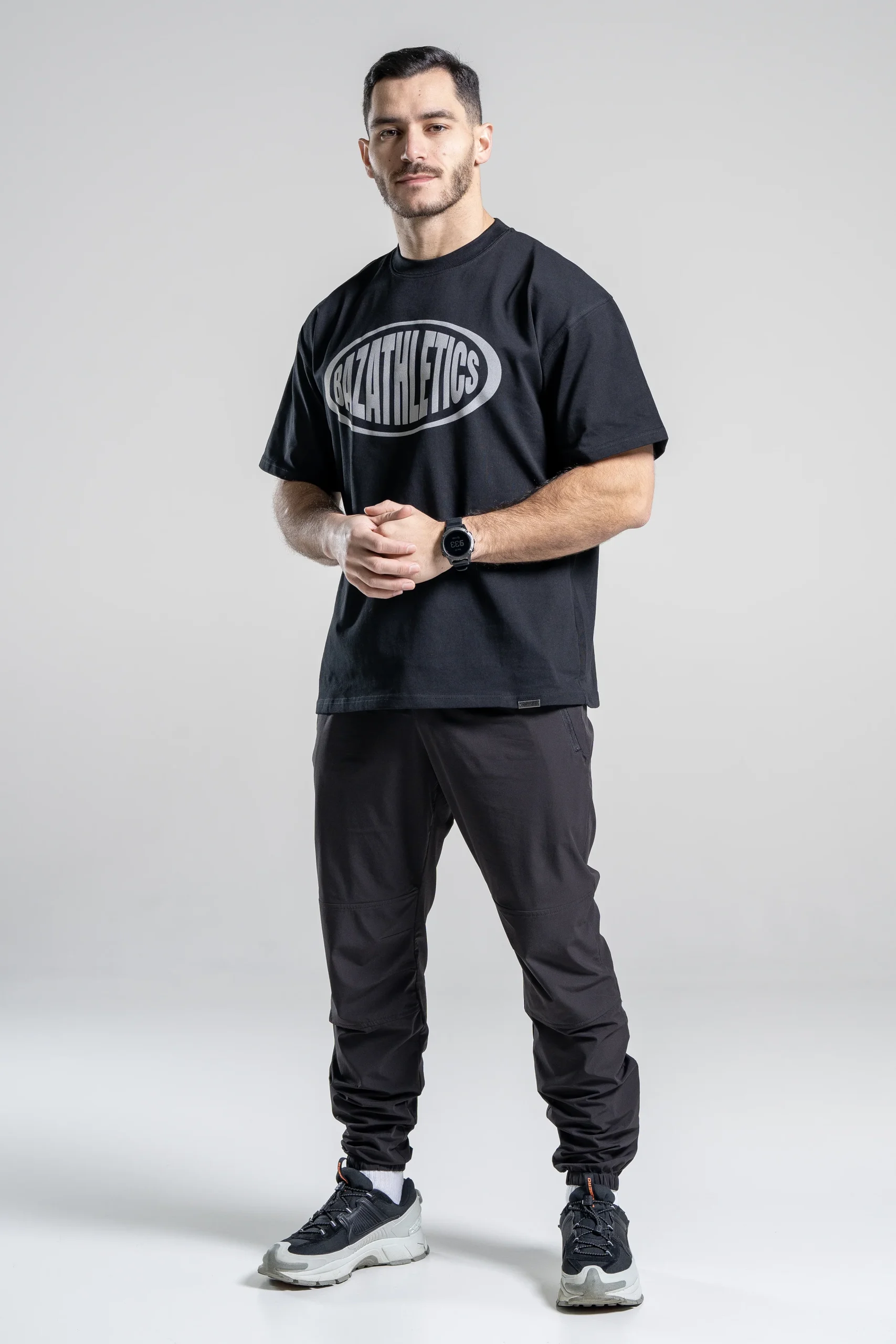 T-shirt Metallic - Noir – Image 2