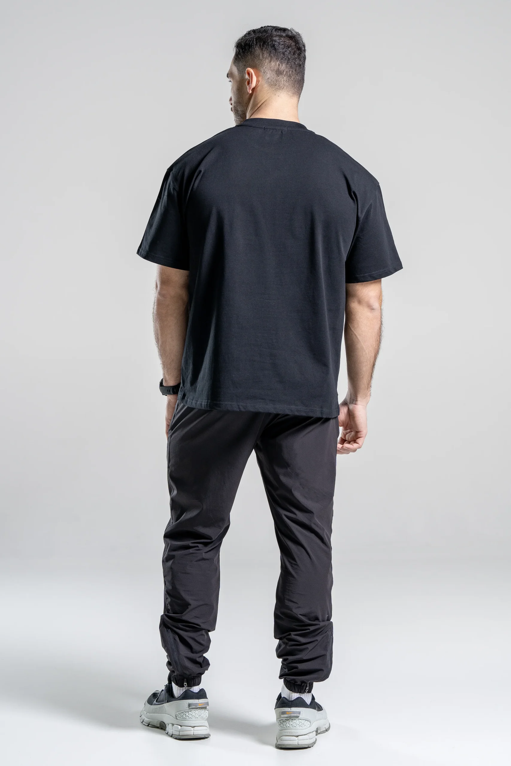 T-shirt Metallic - Noir – Image 3