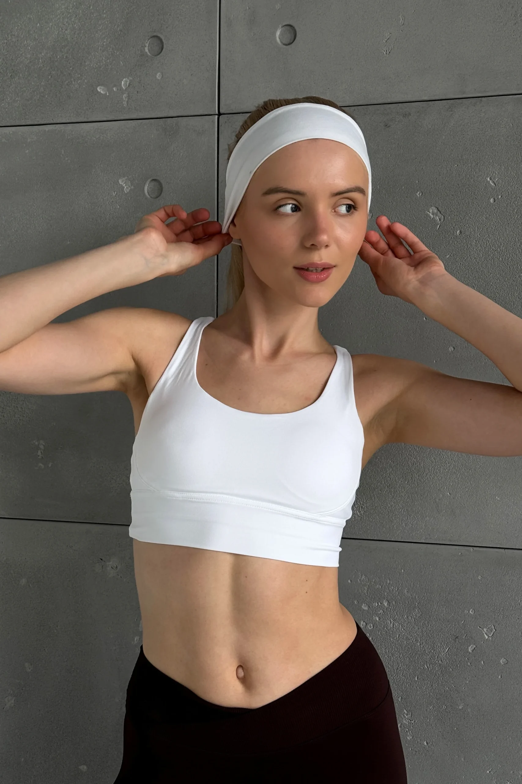 Timeless Brassière Dos Croisé - Blanc – Image 2