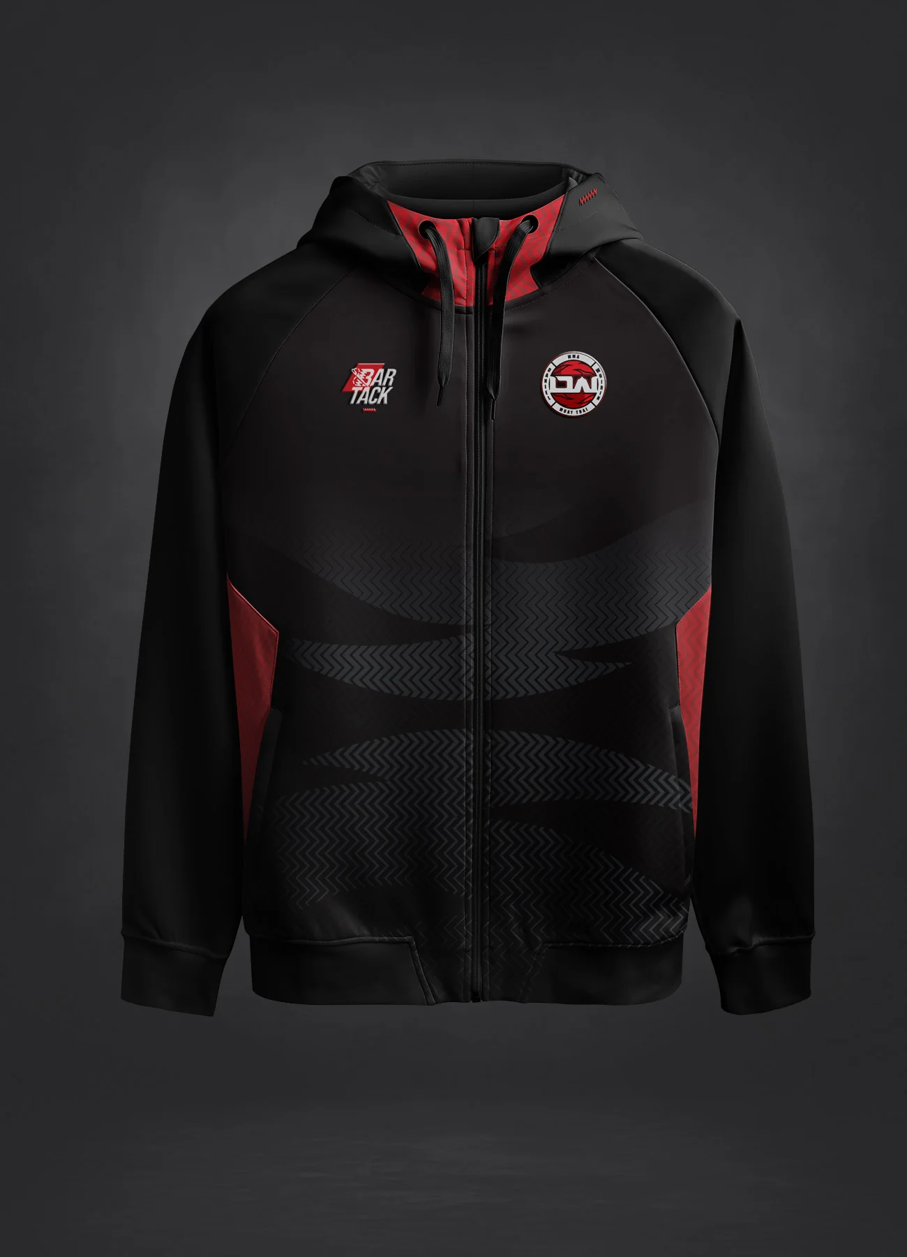 Veste de survêtement MMA Bar Tack x Daniel Woirin - Noir – Image 5