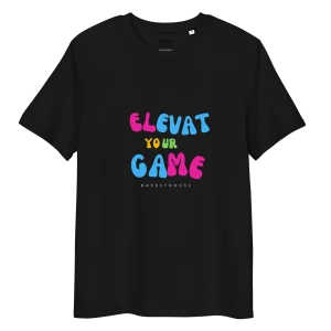 T-shirt basketball "Elevat Your Game" - coton biologique