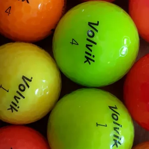 12 Balles VOLVIK CRYSTAL en couleur